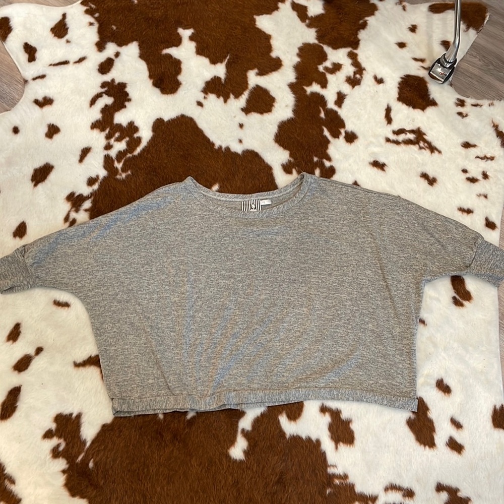 Comfy Grey Batwing Sweatshirt